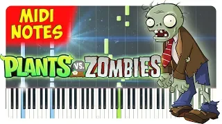 Plants vs. Zombies - Theme Song Piano Cover (Piano Sheets + midi)