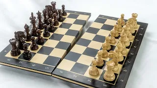 Making an ebony and boxwood travel chess board with concealed magnets