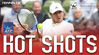 Hot Shot: Zverev's Fast Hands Foil Federer Stuttgart 2018