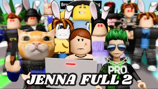 ROBLOX Brookhaven 🏡RP - FUNNY MOMENTS | (JENNA ) ALL PREVIOUS EPISODES PART 2 (31 MINUTES)