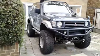 Pajero on 35's, build so far.