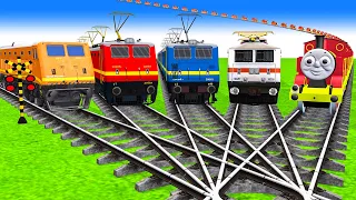 踏切アニメ  あぶない電車 5 TRAIN CROSSING 🚦 Fumikiri 3D Railroad Crossing Animation # train