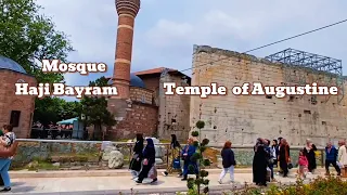 Руины Храма Августина и Мечеть Хаджи-Байрам, соседство прошлого и настоящего. Сохранение истории 🇹🇷