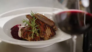 LAMB CUTLETS with a favourite ROASTED BEETROOT SALAD