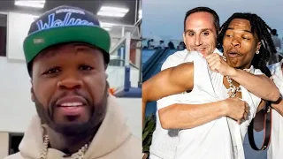 50 Cent CLOWNS Lil Baby Zesty Photo From Michael Ruben's All White Celebrity Party....MUST WATCH