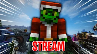 GRINCH V MINECRAFTU 🎄 | STAVÍME MAPU ŽIVĚ ! 🔴