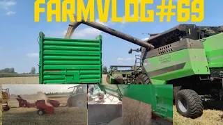 Farmvlog#69 Getreide dreschen mit nagel neuen Deutz 6205TS  Drescher