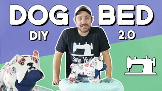 Super-Scrappy DIY DOG BED! | Free Pattern