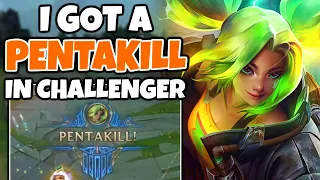 I got a AP ZERI MID PENTAKILL in CHALLENGER, maybe the first ever done (And maybe the last)