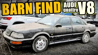 NAKON 13 GODINA IZAŠAO IZ GARAŽE! AUDI V8 QUATTRO (D11)