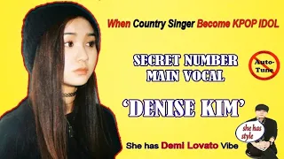 SECRET NUMBER Denise Kim Real Voice - Singing Compilation