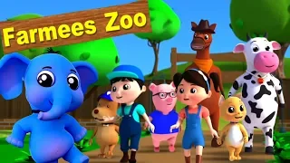 Мы идем в зоопарк | Песня животных | Детские стишки | We're Going to the Zoo | Animal Song