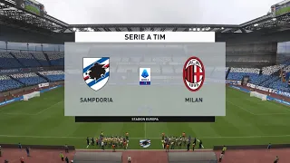 FIFA 22 SAMPDORIA VS AC MILAN SERIE A PREDICTION