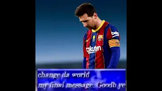 Messi and his final message messi contract