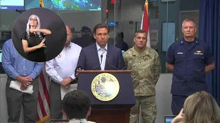 Florida Gov. Ron DeSantis gives Hurricane Idalia update, morning of Aug. 29, 2023