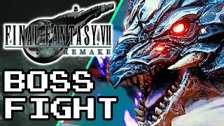 FINAL FANTASY 7 REMAKE - Bahamut and Ifrit Boss Fight (Japanese)