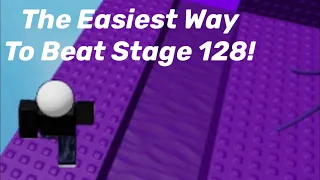 ROBLOX: The Easiest Way To Beat Stage 128 In No Jumping Difficulty Chart Obby!