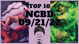 TOP 10 NEW COMIC BOOK DAY (NCBD) FOR 09/28/22