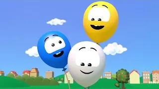 Balloons Song - Meow Meow Kitty Songs for kids - Learn numbers and colors