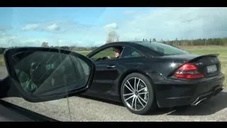 Mercedes SL65 AMG Black Series vs BMW M5 F10