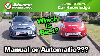 Manual or Automatic?  |  Learn to drive: Car Knowledge