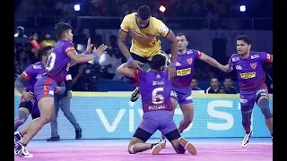 Pro Kabaddi 2019: Telugu Titans vs Dabang Delhi Highlights [Hindi]