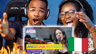 Angelina Mango - Fila Indiana Live  Italy 🇮🇹  #EurovisionALBM II REACTION