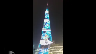 Burj Khalifa LightShow | UAE | Dubai puts on world record-setting show | Dubai 🇦🇪