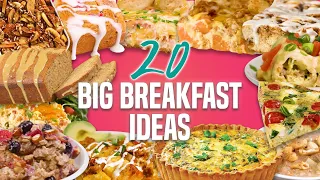 20 Breakfast Recipes for a Crowd | Holiday Breakfast and Brunch Recipe Compilation