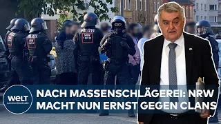 MASSENSCHLÄGEREI IN NRW: Jetzt will Herbert Reul härter gegen Clan-Strukturen vorgehen