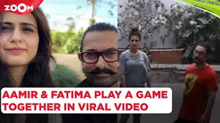 Aamir Khan & Fatima Sana Shaikh SPOTTED playing a game together in VIRAL video