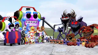 WHO IS STRONGER NEW CATNAP AND DOGDAY VS ALL FNAF ANIMATRONICS in Garry's Mod