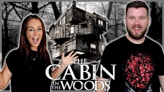 My wife watches THE CABIN IN THE WOODS for the FIRST time || Movie Reaction