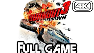 BURNOUT 3 TAKEDOWN Gameplay Walkthrough FULL GAME 100% (4K 60FPS) No Commentary