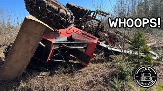 I can't BELIEVE I did this AGAIN (Pt. 1) | Timberjack 230 ROLLOVER