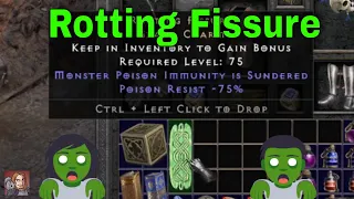 D2R Unique Items - Rotting Fissure (Grand Charm) 2.5 PTR Version