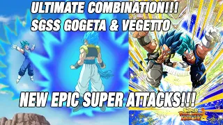 NEW GOGETA & VEGETTO BLUE SUPER ATTACKS JPN ACTIVE SKILL #Shorts