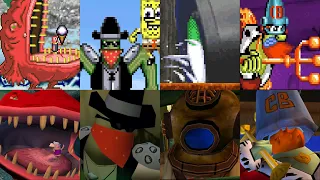 SpongeBob Movie Game - All Bosses Comparison (GBA vs. PC vs. Console) [4K]