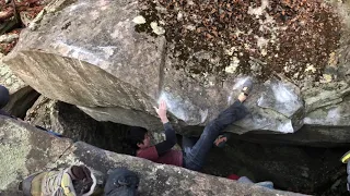 Great Barrington Bouldering - Twisted Stihl V8