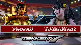 Tekken 7 Sets #9 paopao (Josie) vs. Yuukiburry (Xiaoyu)