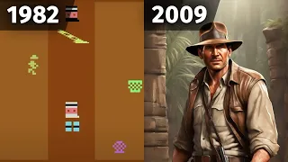 Evolution of Indiana Jones Games (1982-2009)