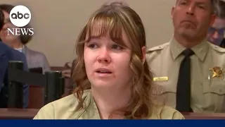 Hannah Gutierrez, "Rust" armorer, reacts to impact statement prior to sentencing