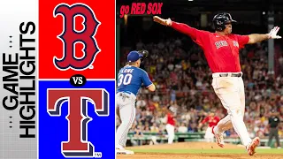 Red Sox vs. Rangers [ TODAY ] September 19, 2023 | MLB Highlights | MLB Season 2023