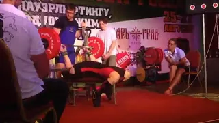 Жим лёжа без экипировки 177,5 кг Варшавский Илья