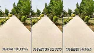 Xiaomi 13 Ultra Vs TECNO Phantom X2 Pro Vs iPhone 14 Pro | Camera Test Comparison