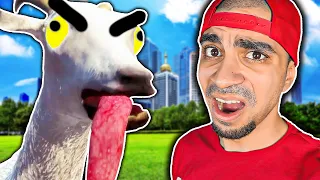 محاكي الماعز - اكثر لعبة غبية في العالم 😂😂😂 - Goat Simulator