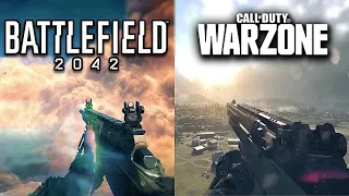 BATTLEFIELD 2042 VS CALL OF DUTY WARZONE - SIDE BY SIDE COMPARISON VIDEO