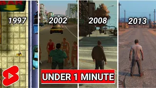 GTA Evolution in under 1 min #shorts