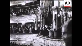 ADENAUER AT THEATRE AND CHURCH