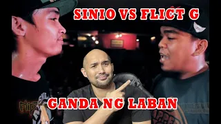 SINIO VS FLICT G - FLIPTOP - REACTION